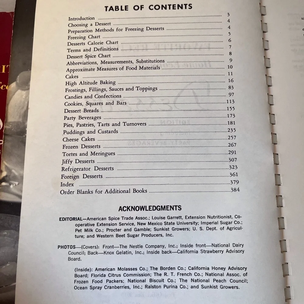 Rare 1963 Home Economics Favorites Recipes of American Home Economic teacher